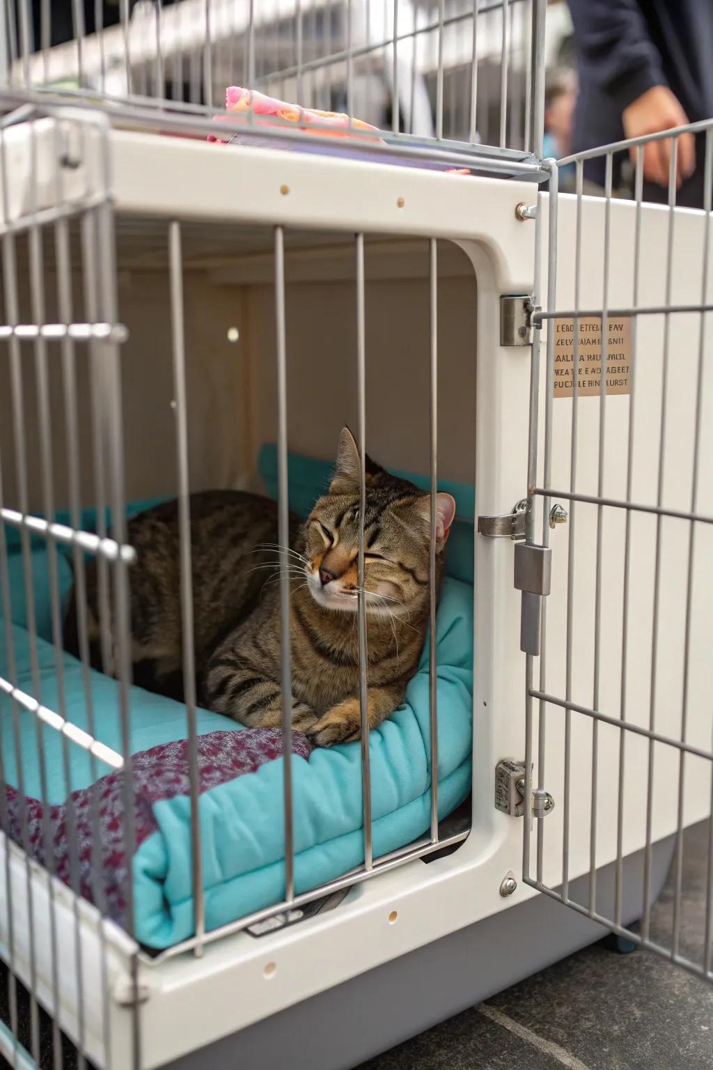 Safety elements are essential for peace of mind and cat well-being.