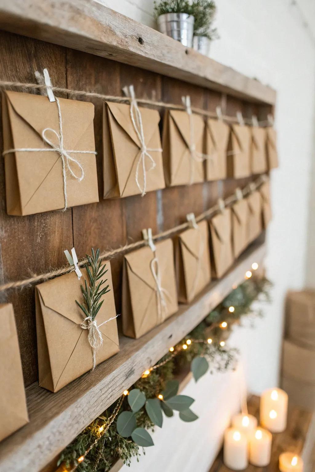 Countdown to Christmas with a touch of handcrafted elegance. 🎄✨