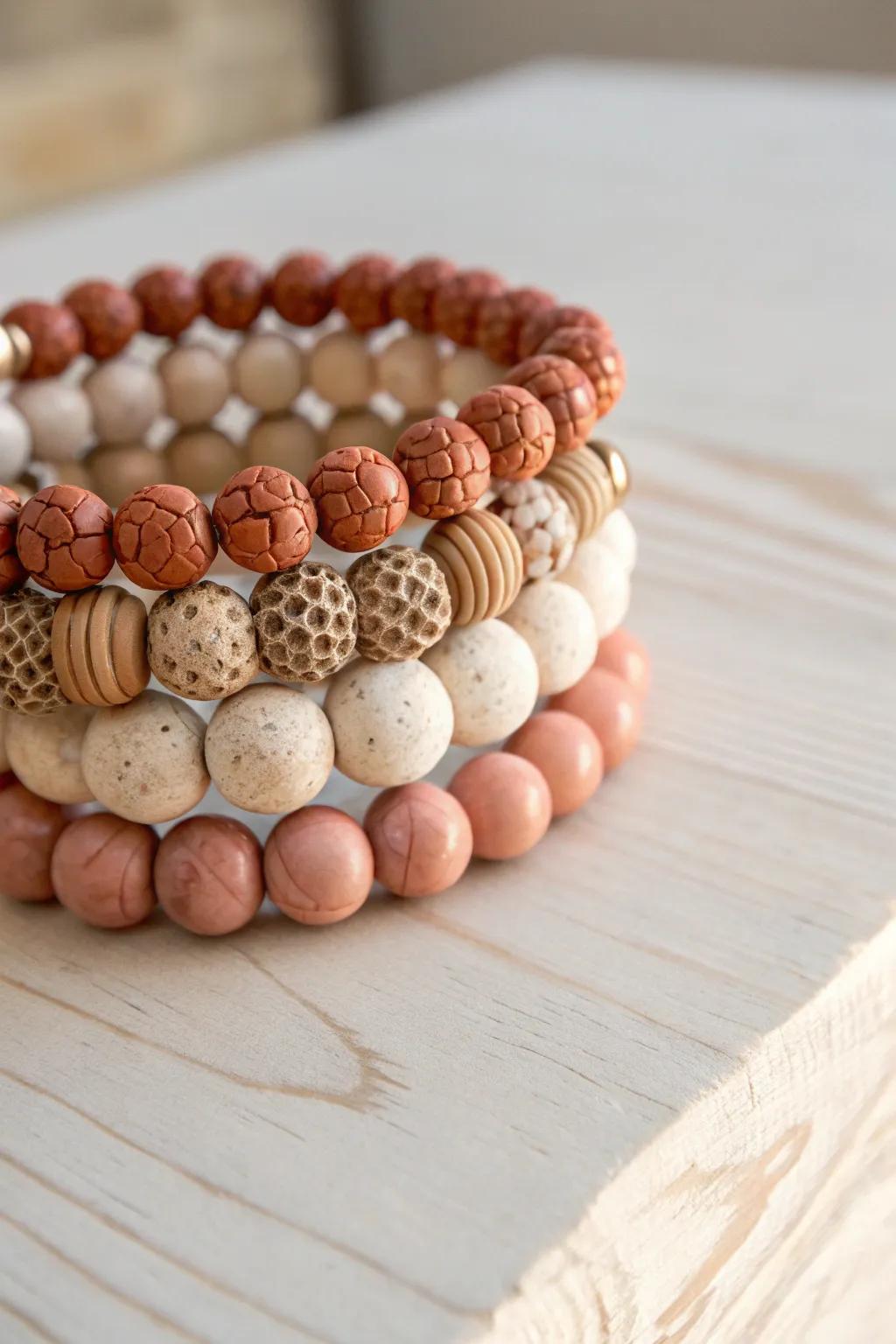 Embrace the art of layering: a celebration of earthy class and bohemian charm.