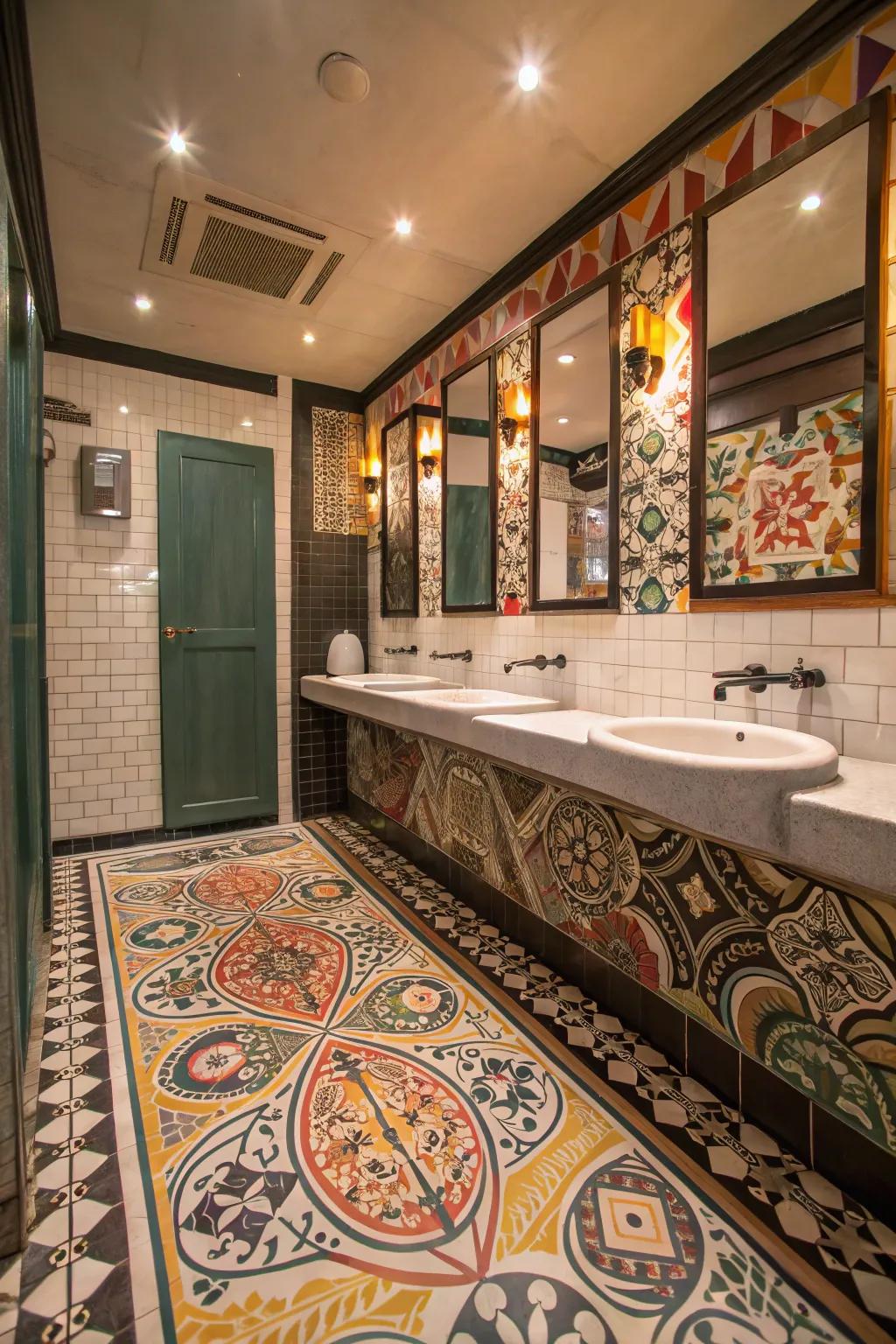 Introduce texture and interest with original pavers.