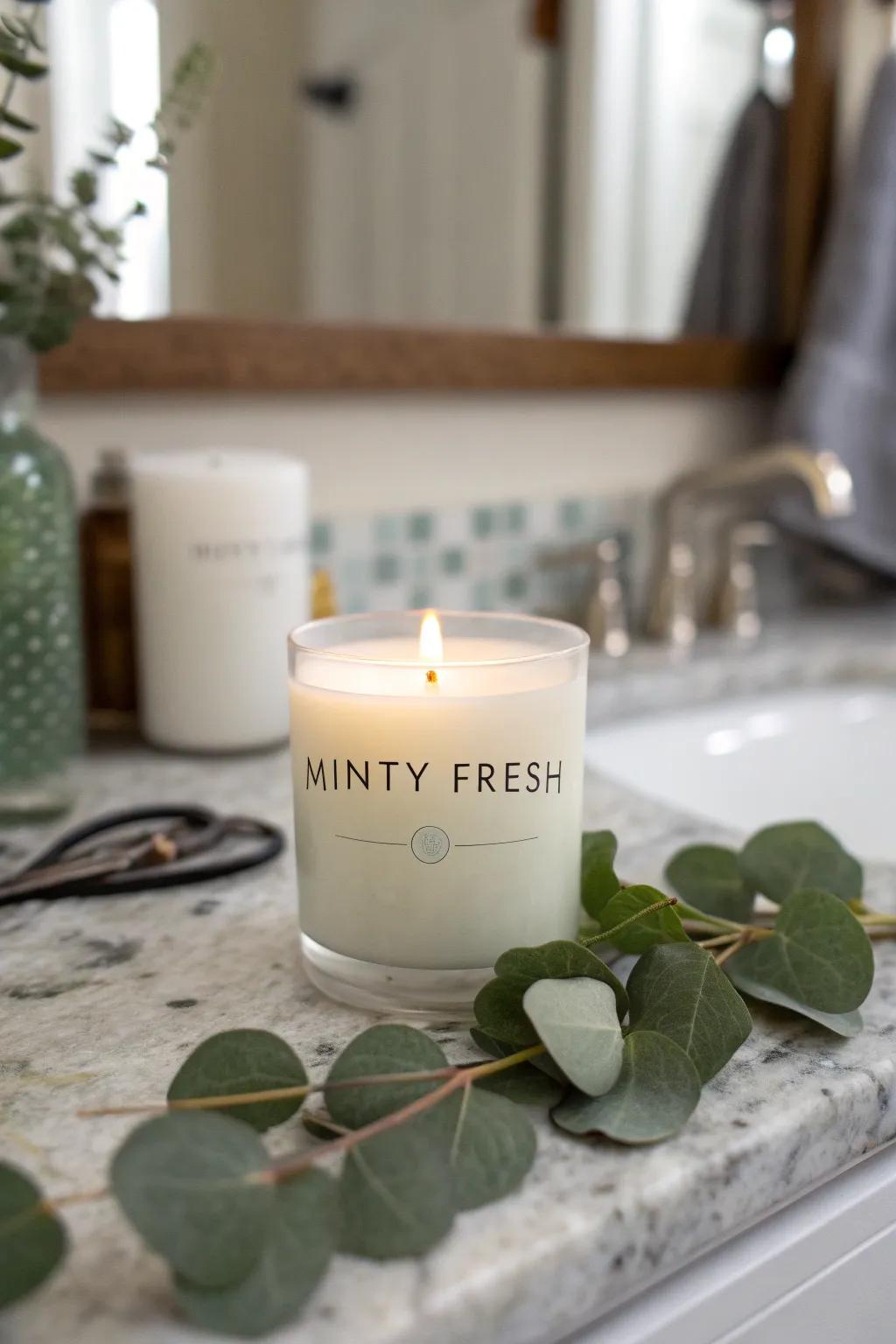 Icy Fresh Candle for an Enlivening Atmosphere