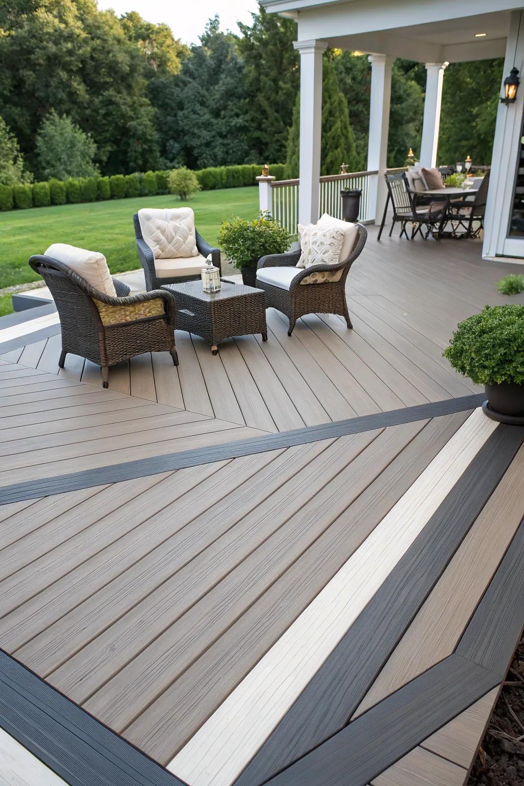 Dual-tone decks add dimension and refinement.