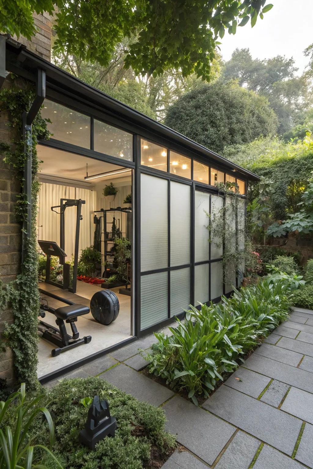 A private home gym, created for focused and uninterrupted workouts.