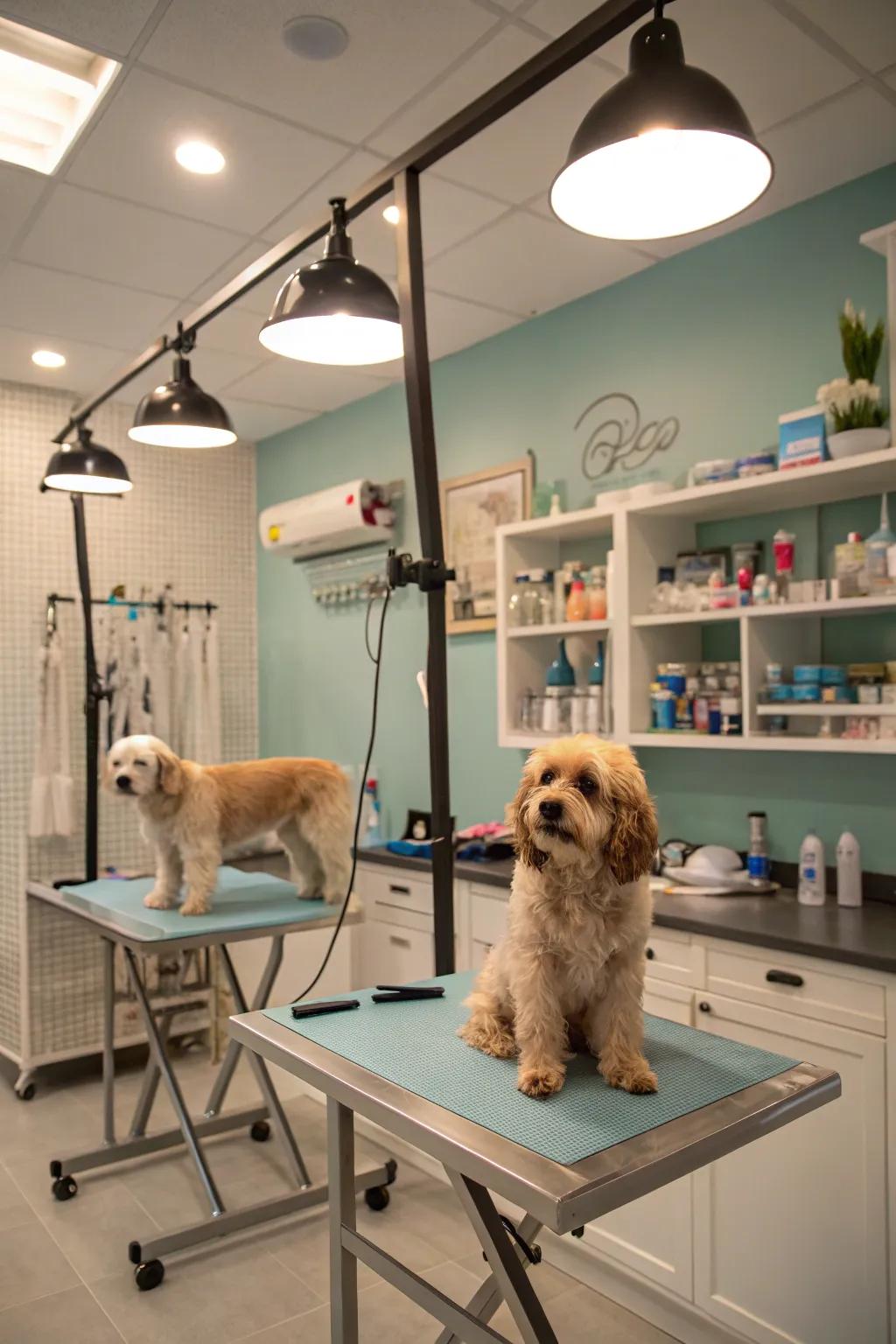 A serene ambiance achieved through thoughtful lighting design.