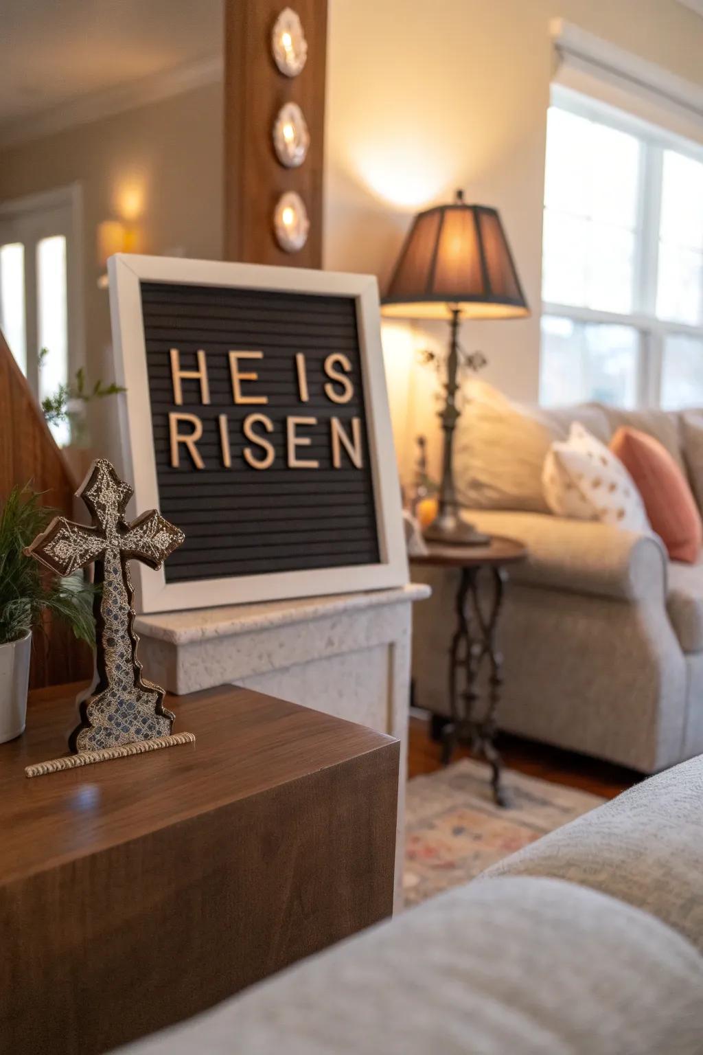 A meaningful message reflecting the true spirit of Easter.