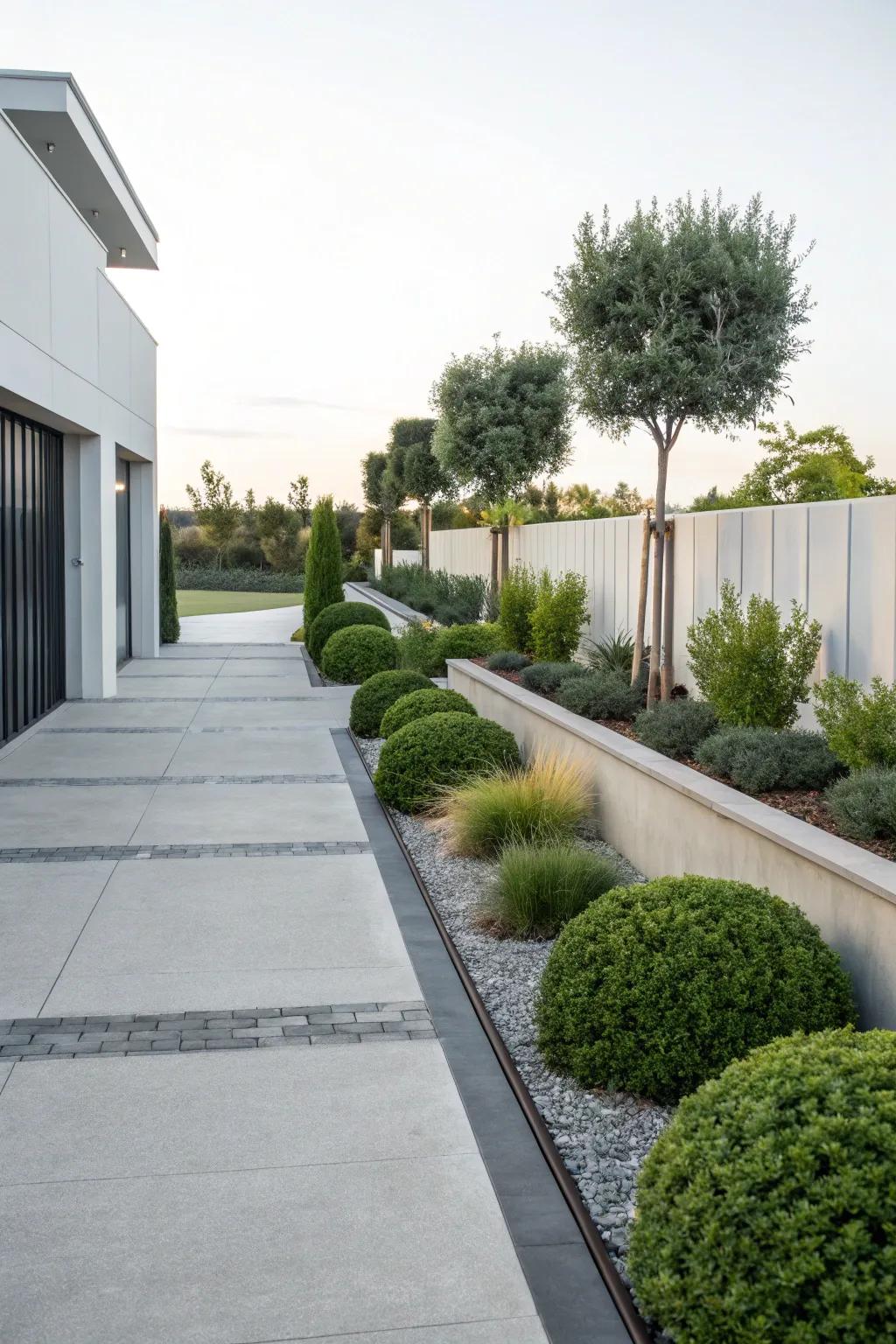 Simple modern style offers a sleek and sophisticated look.