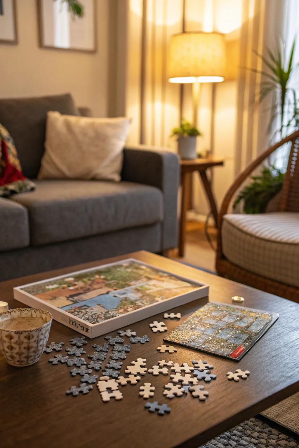 Enjoy a fun evening with this mini tile assembly.