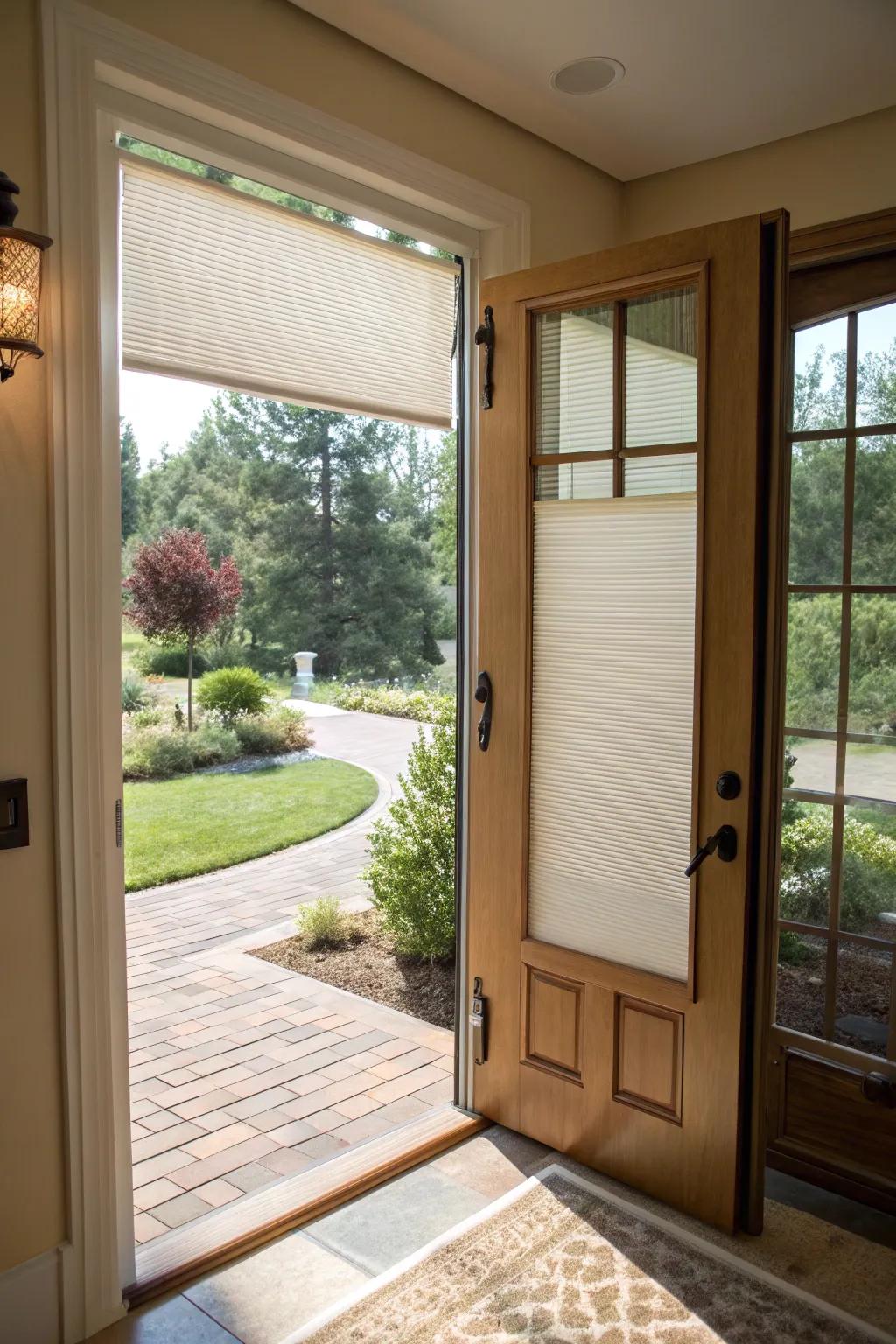 Cellular shades offer both fashion and insulation.