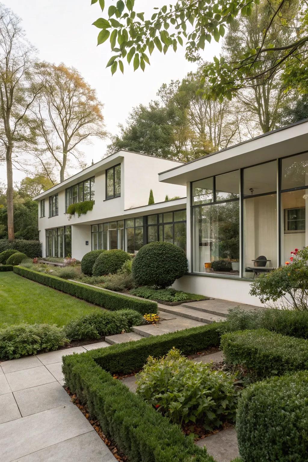 Mid-century modern components providing timeless appeal