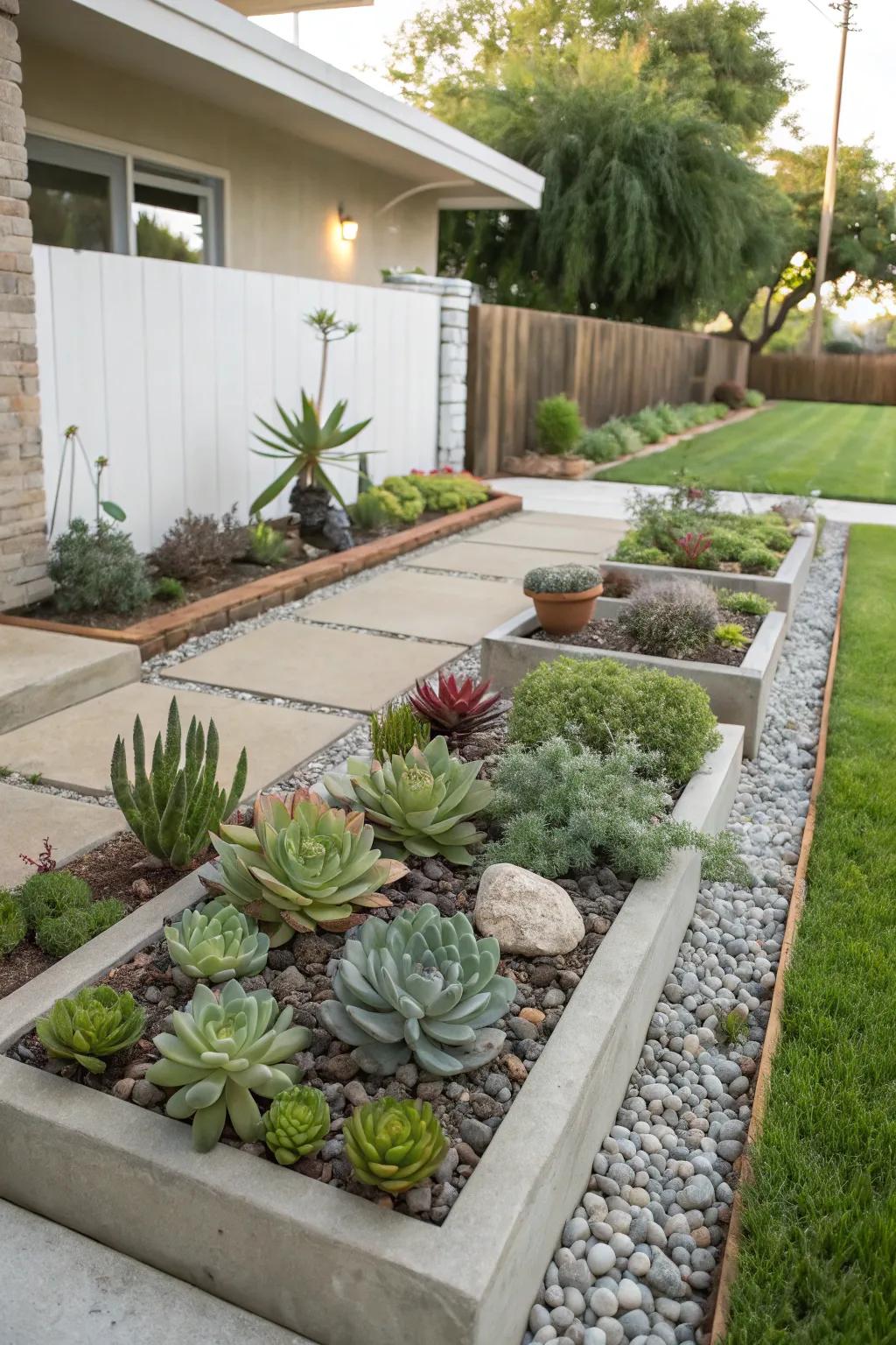 Relish a stunning garden with very little maintenance.