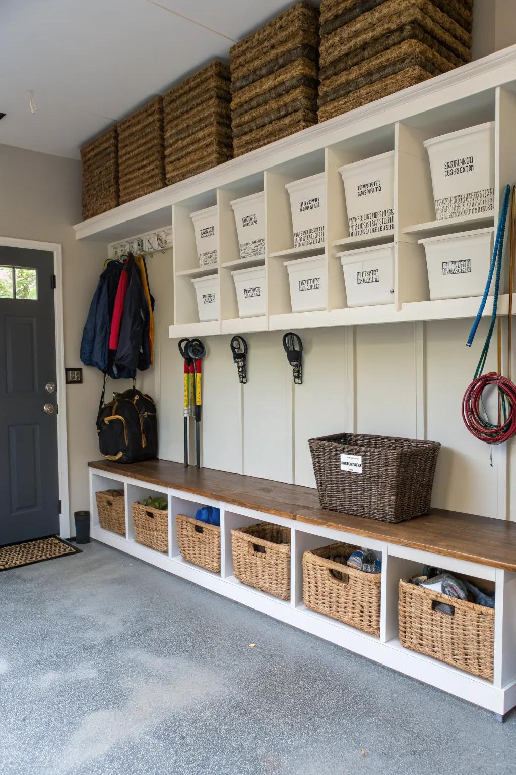 Labels instill order in shared areas, simplifying the process of locating and stowing items.