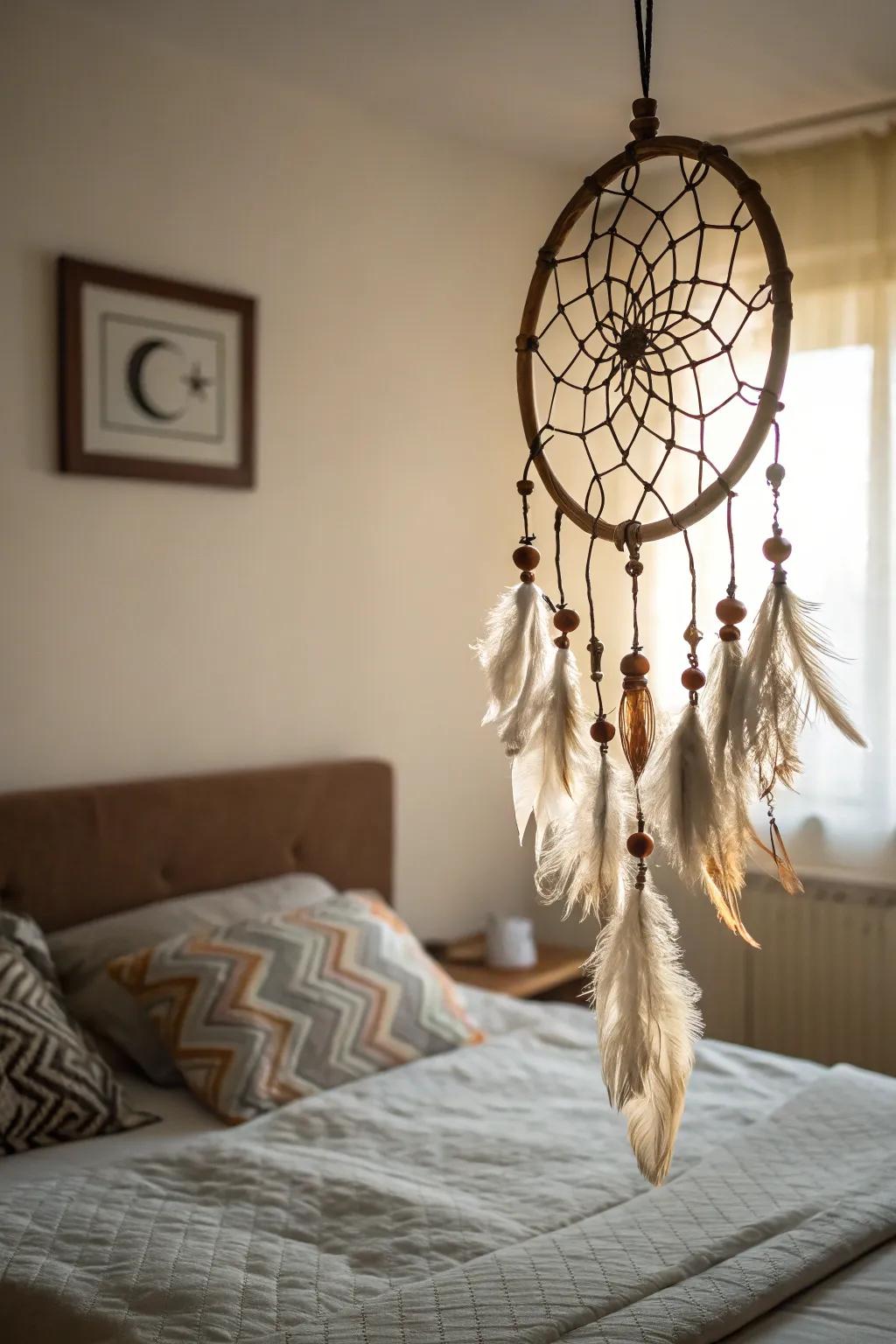 Dreamcatchers bring artistic flair and symbolism.