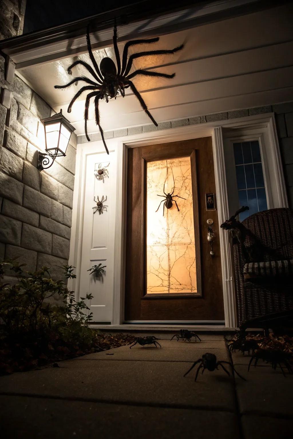 An oversized arachnid renders for a markedly spectral gateway.