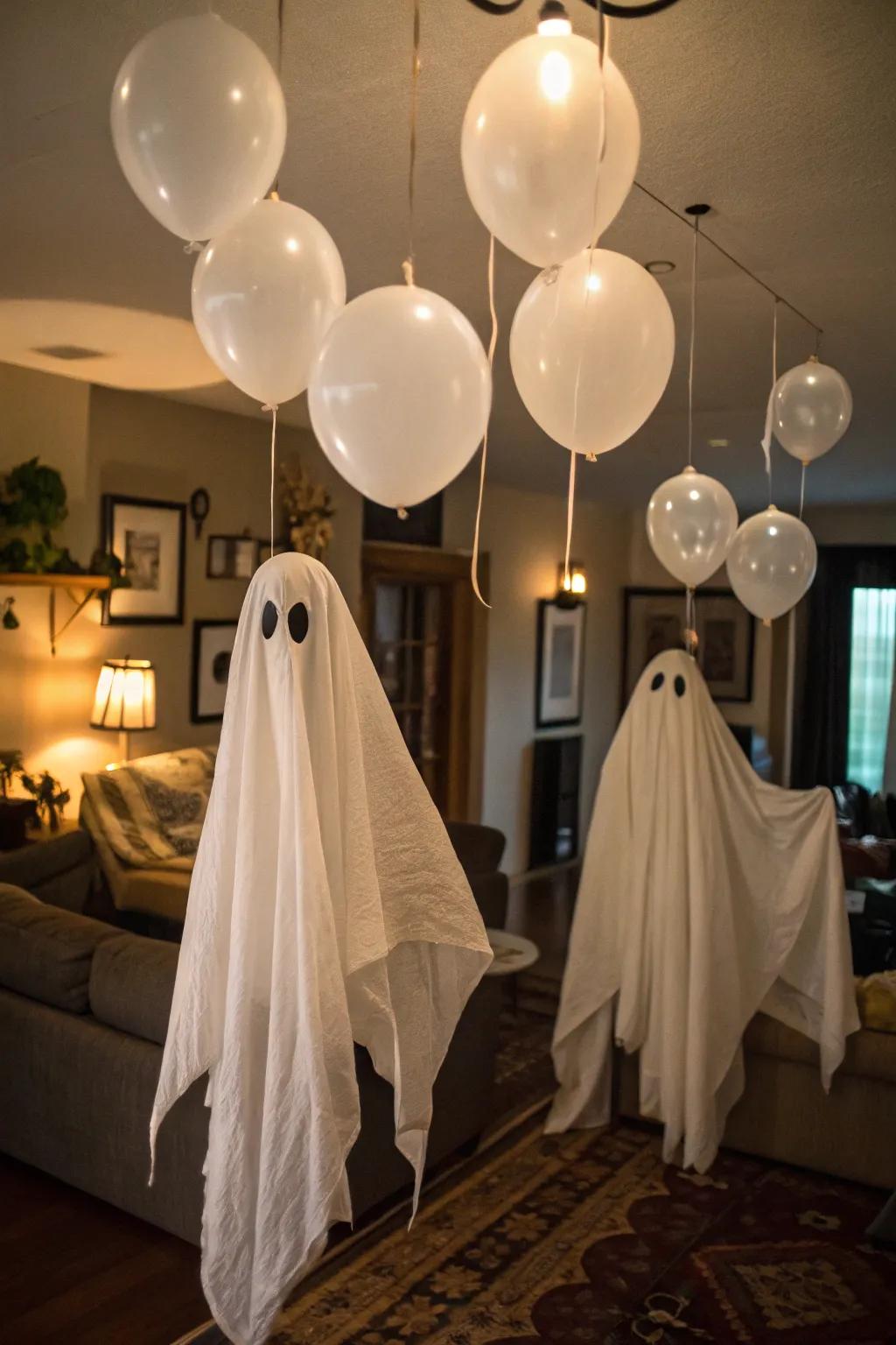 Floating ghosts create an ethereal, awe-inspiring effect