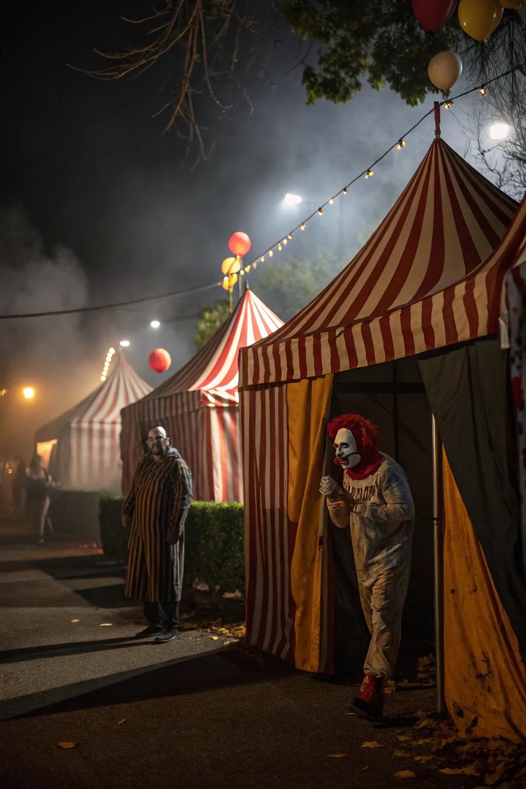 Step right up to a chilling festival of fear.