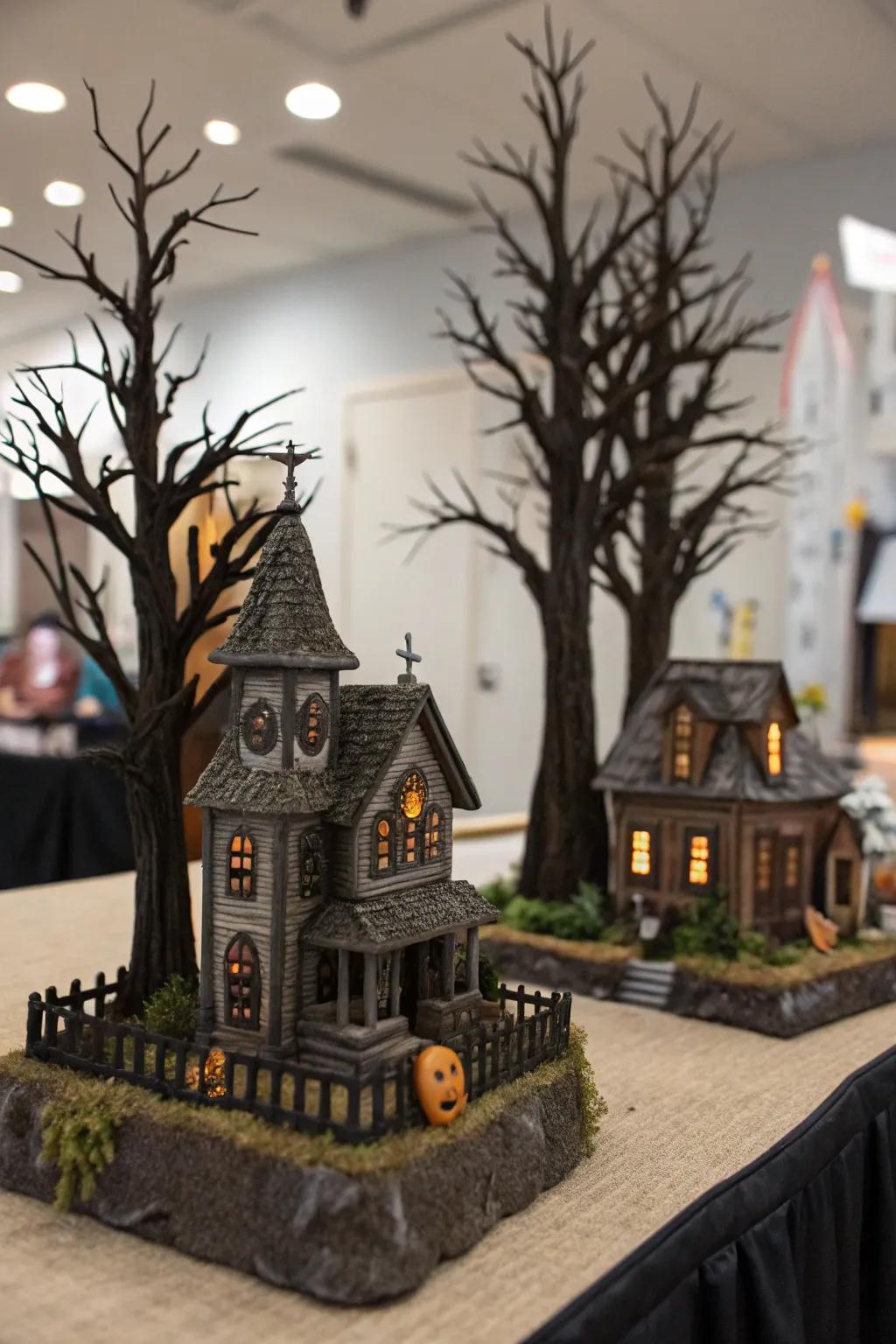Create your own ghost town with miniature props.