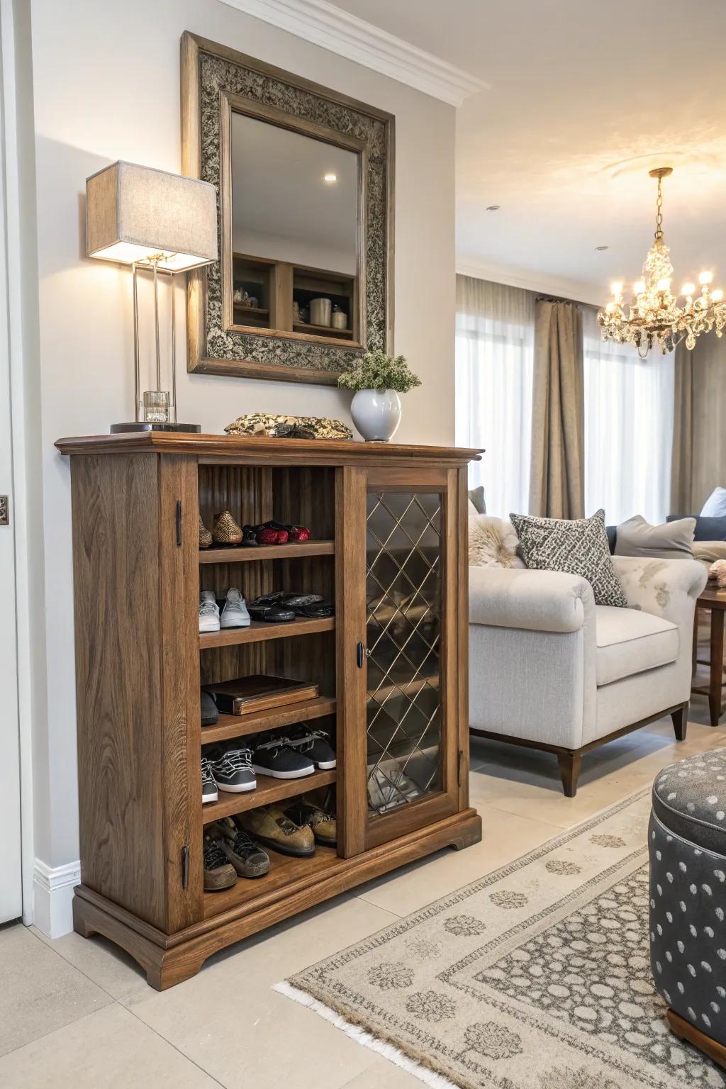 Repurposed cabinets can add character and function to your home.
