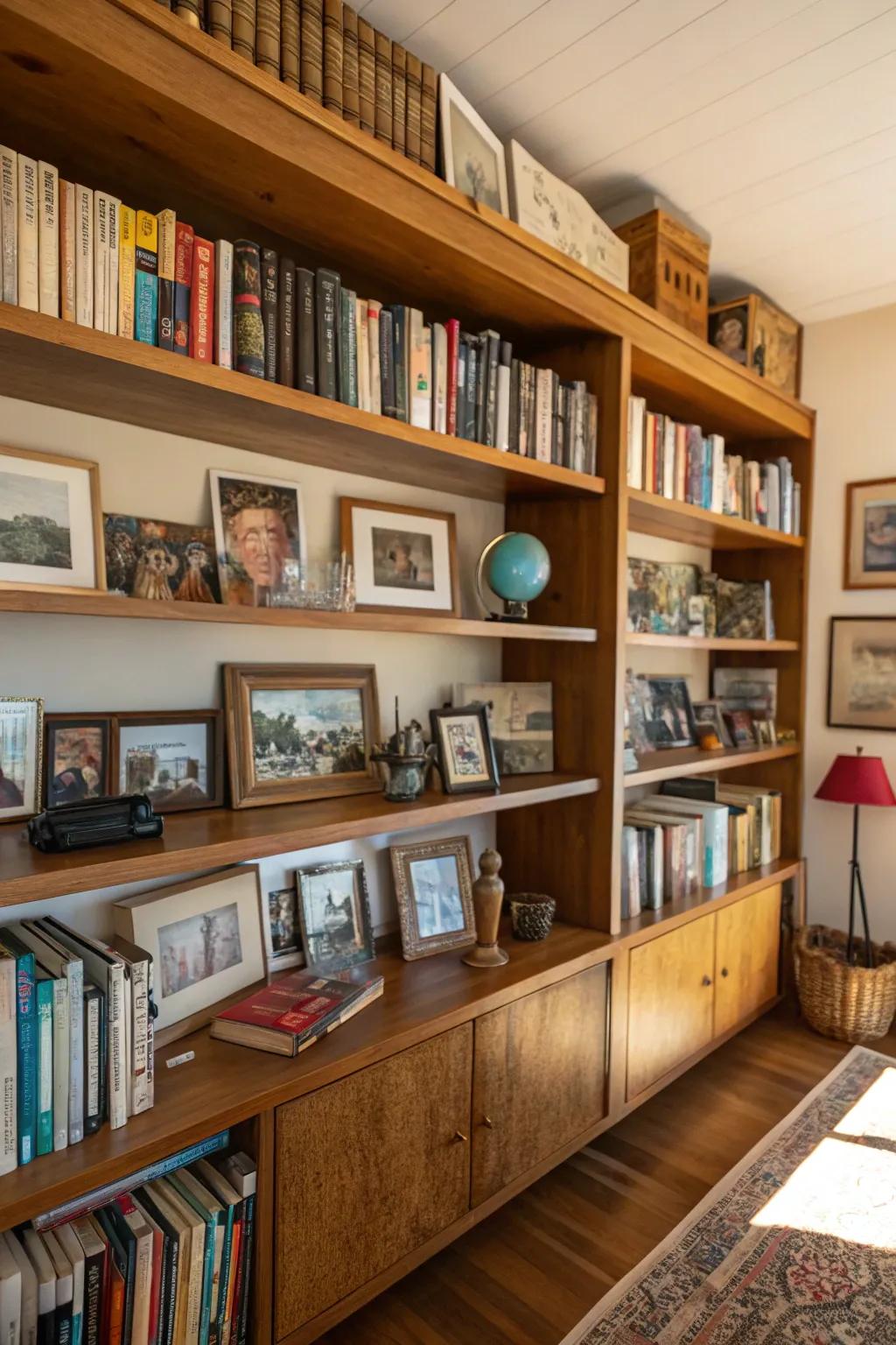 Private keepsakes make the library uniquely yours.