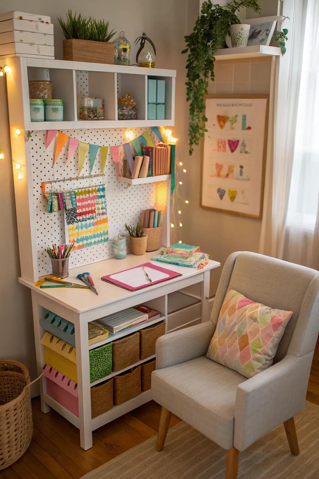 A creative handcrafting hub for guests to relish