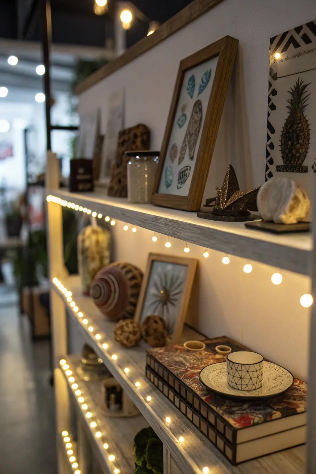 Illumination accentuates and fashions ambiance.