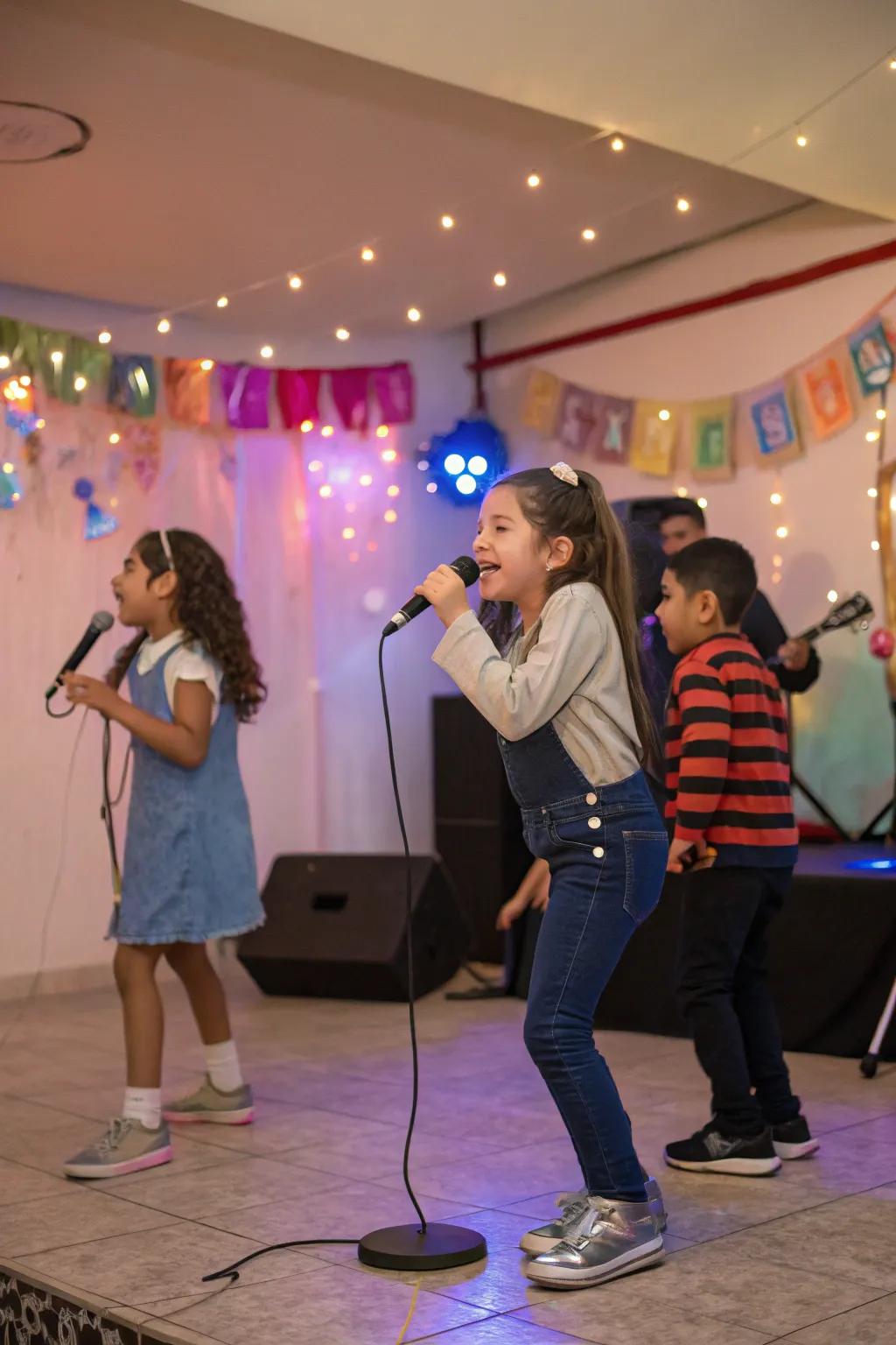 A lively karaoke with dance-off for music-loving children.