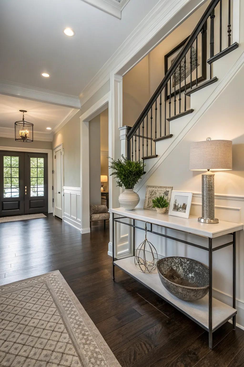Make a great first impression with a stylish and functional entrance.