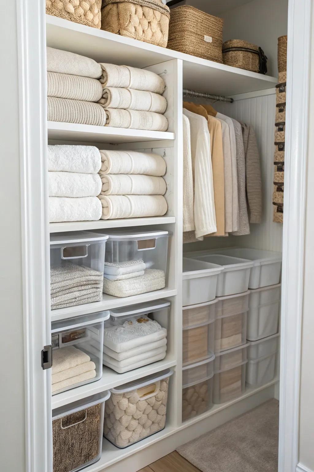 Blending solid and clear keeping balances privacy with visibility.