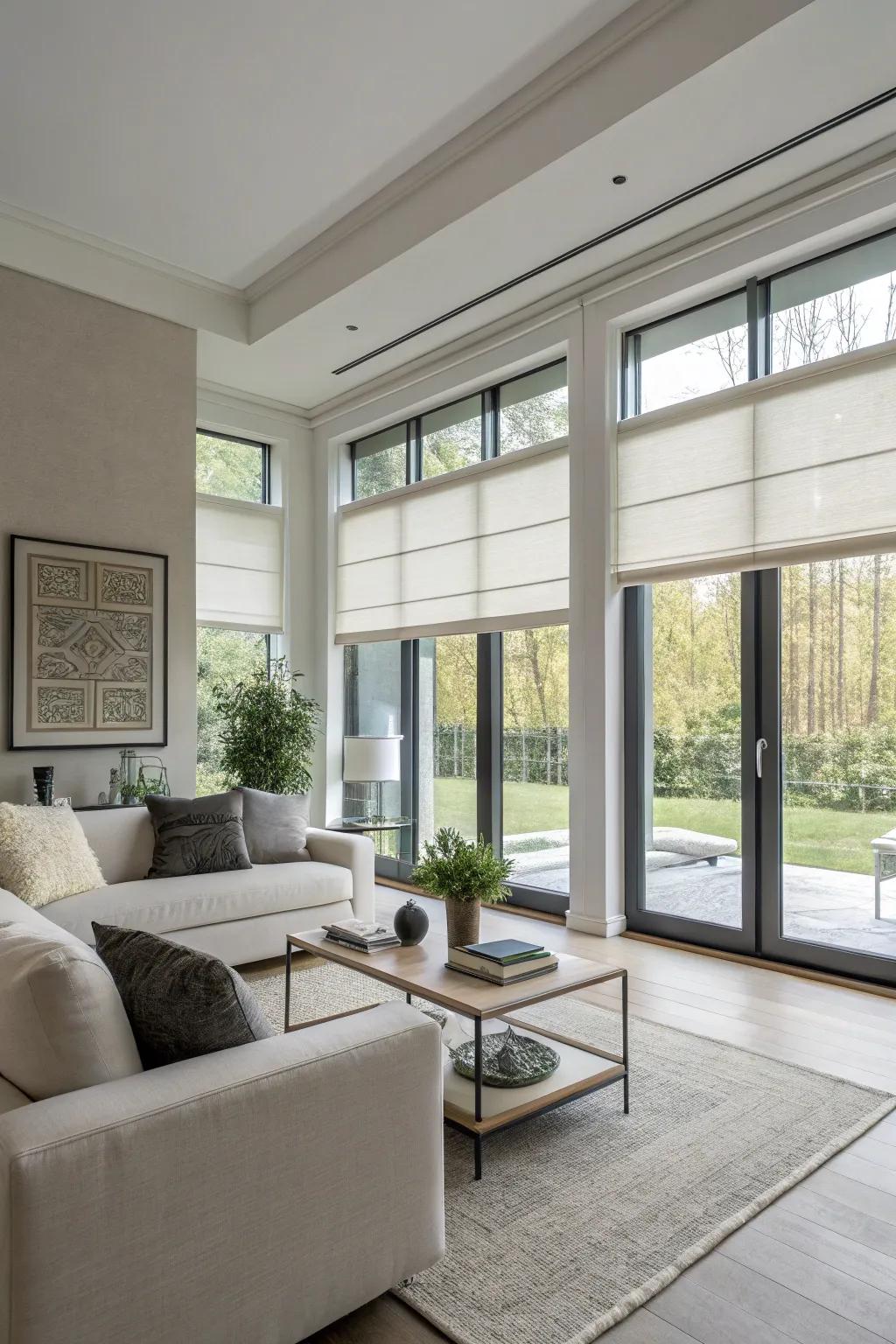 Smart blinds for the tech-savvy home.