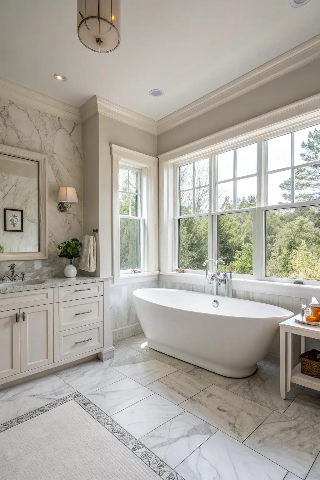 Muted tones create a calming atmosphere.