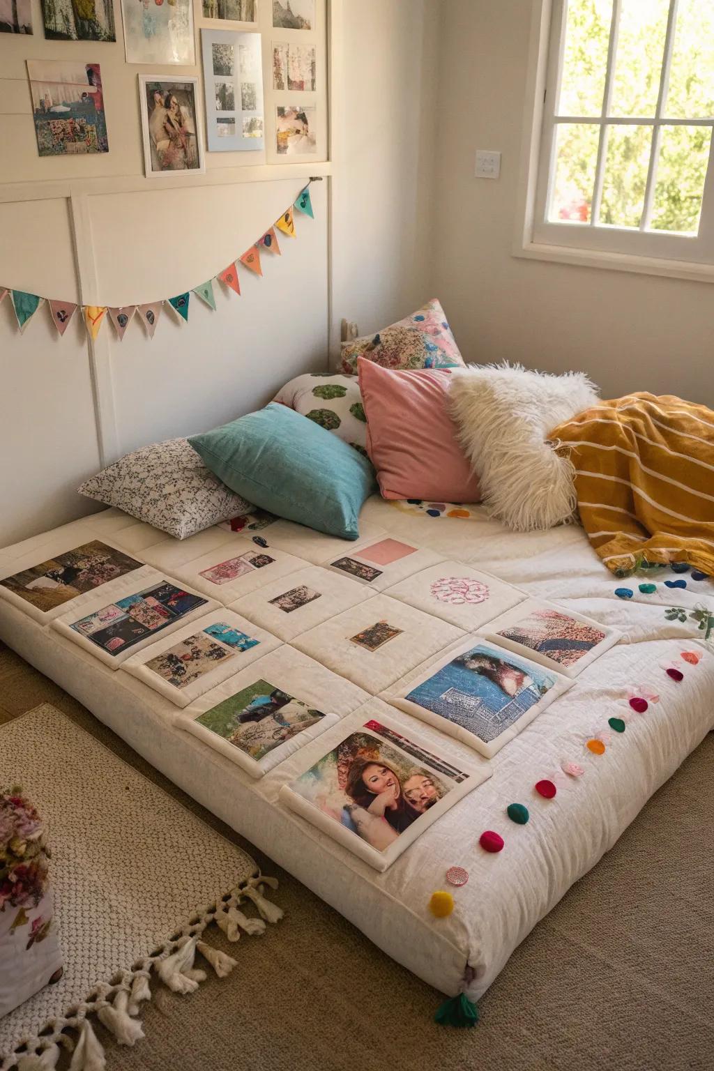 Personal touches make the space unique.