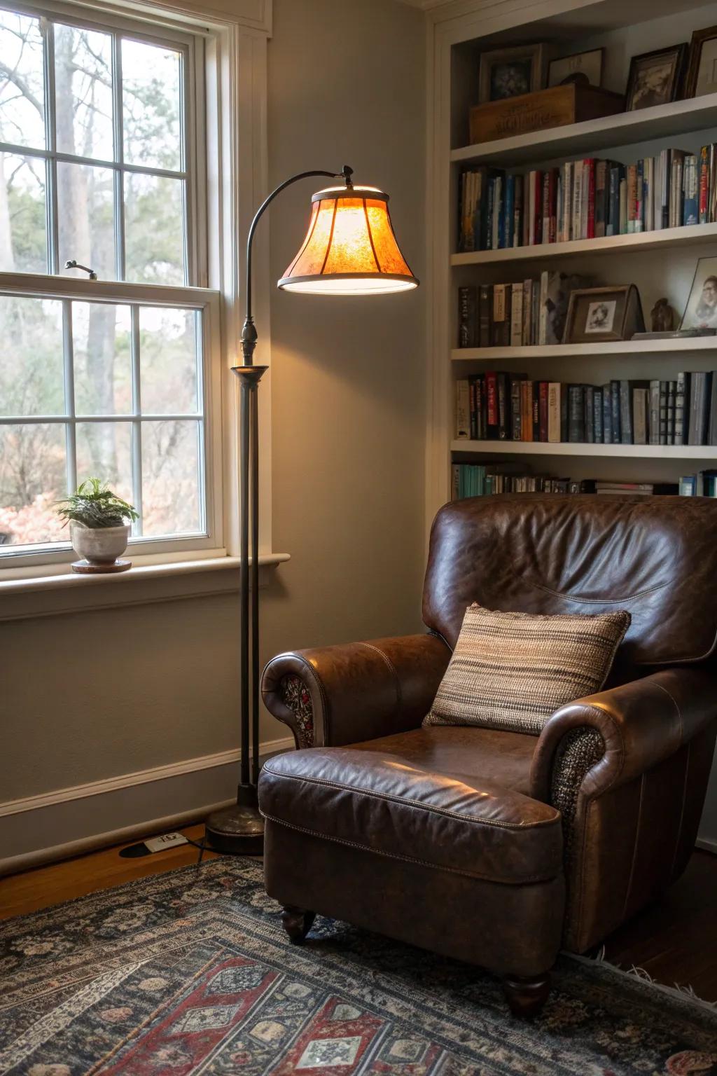 A cozy reading corner is like your own personal getaway.
