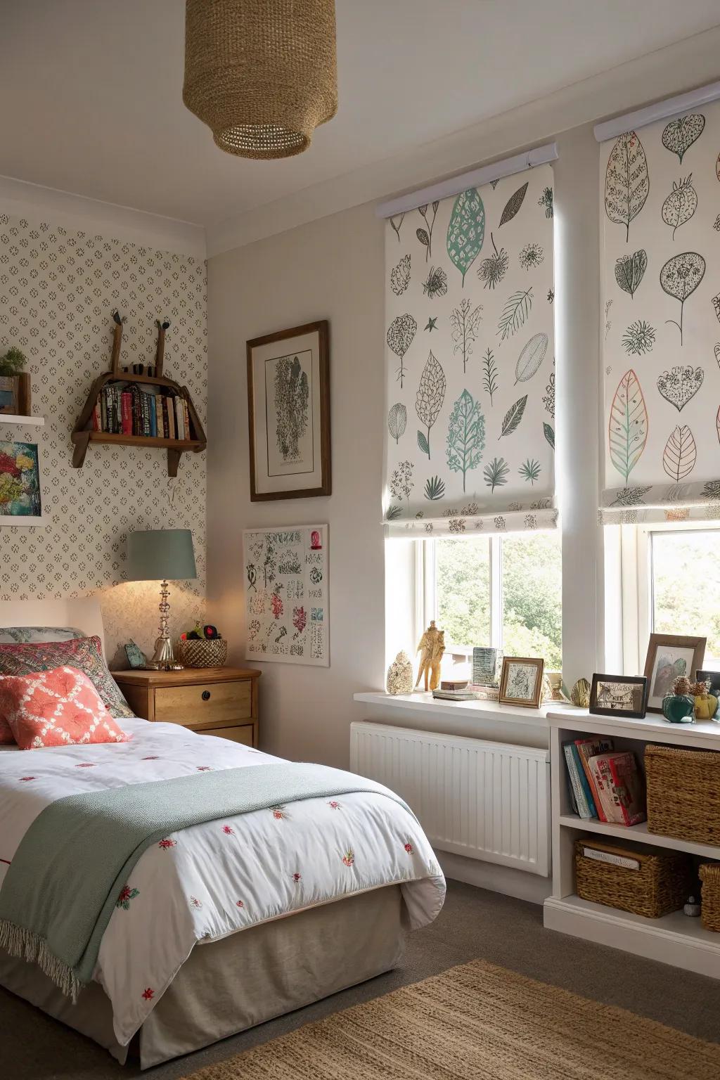 Custom printed blinds for a personal touch