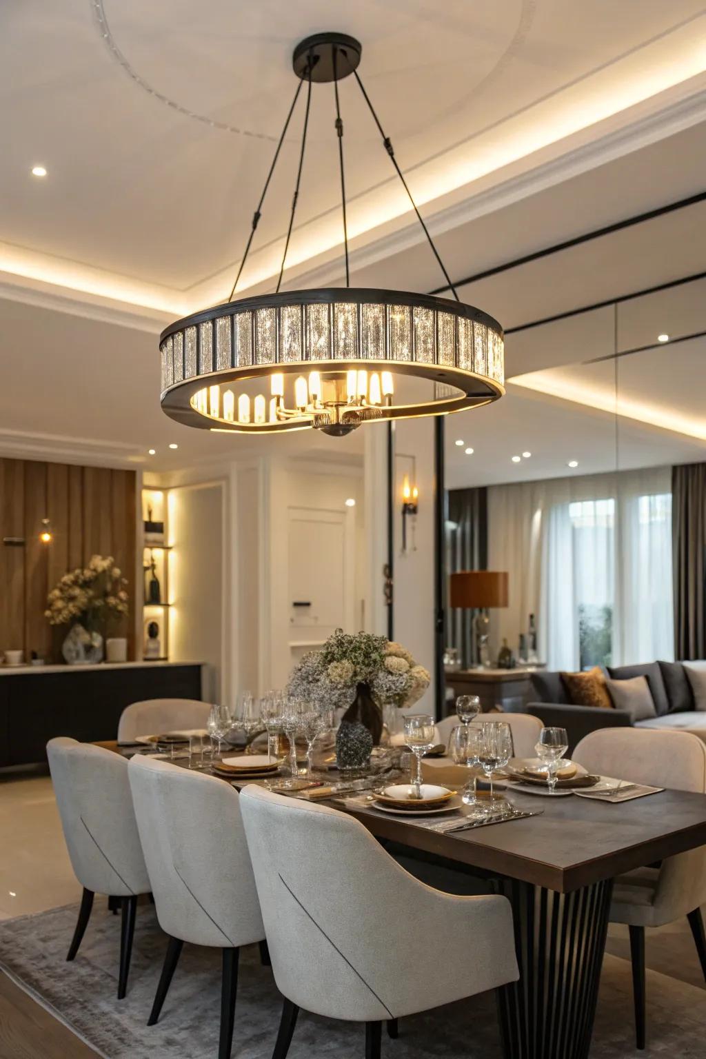Cutting-edge candelabras convert any given space.