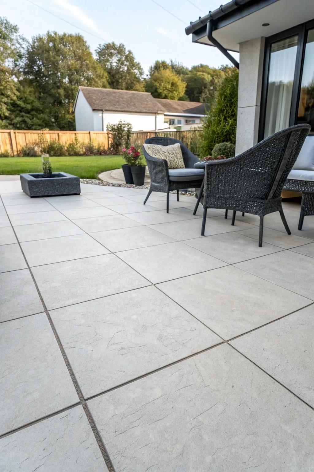 Ceramic ground covers provide durability and versatile style.