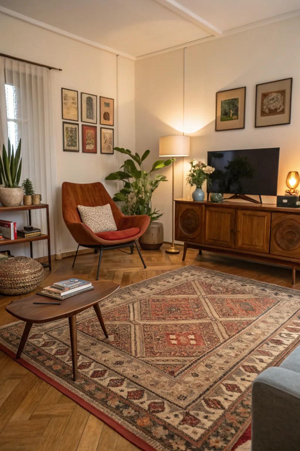 Personalization is enhanced by eclectic style combinations in your decor.