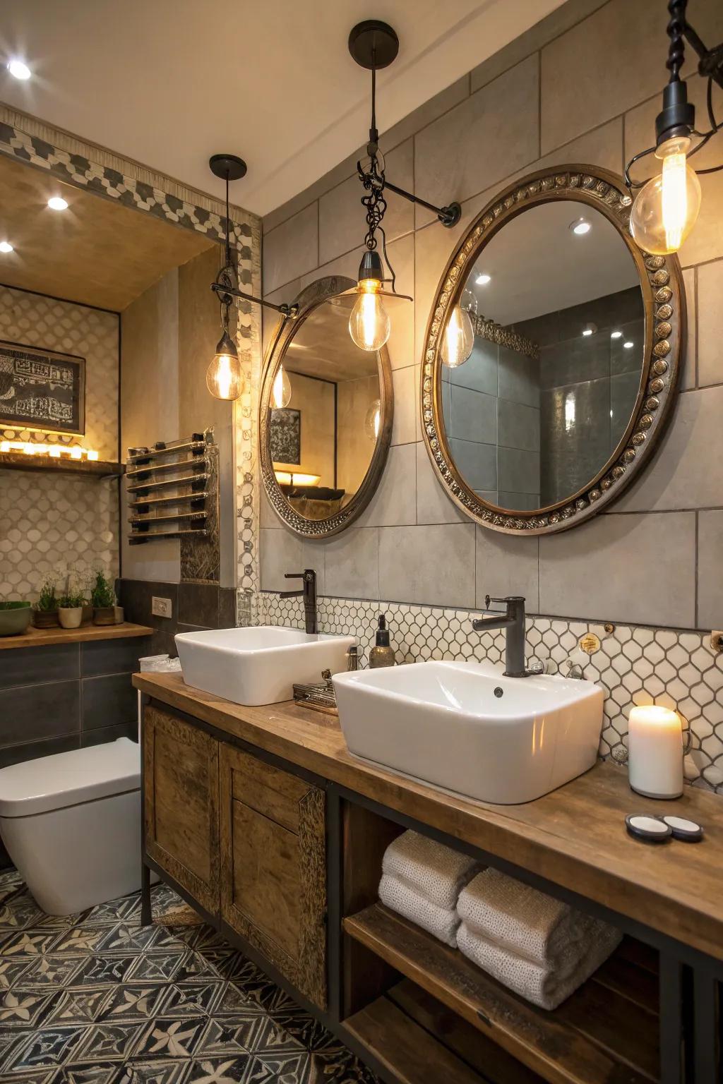 Modern updates showcased in a vintage setting.