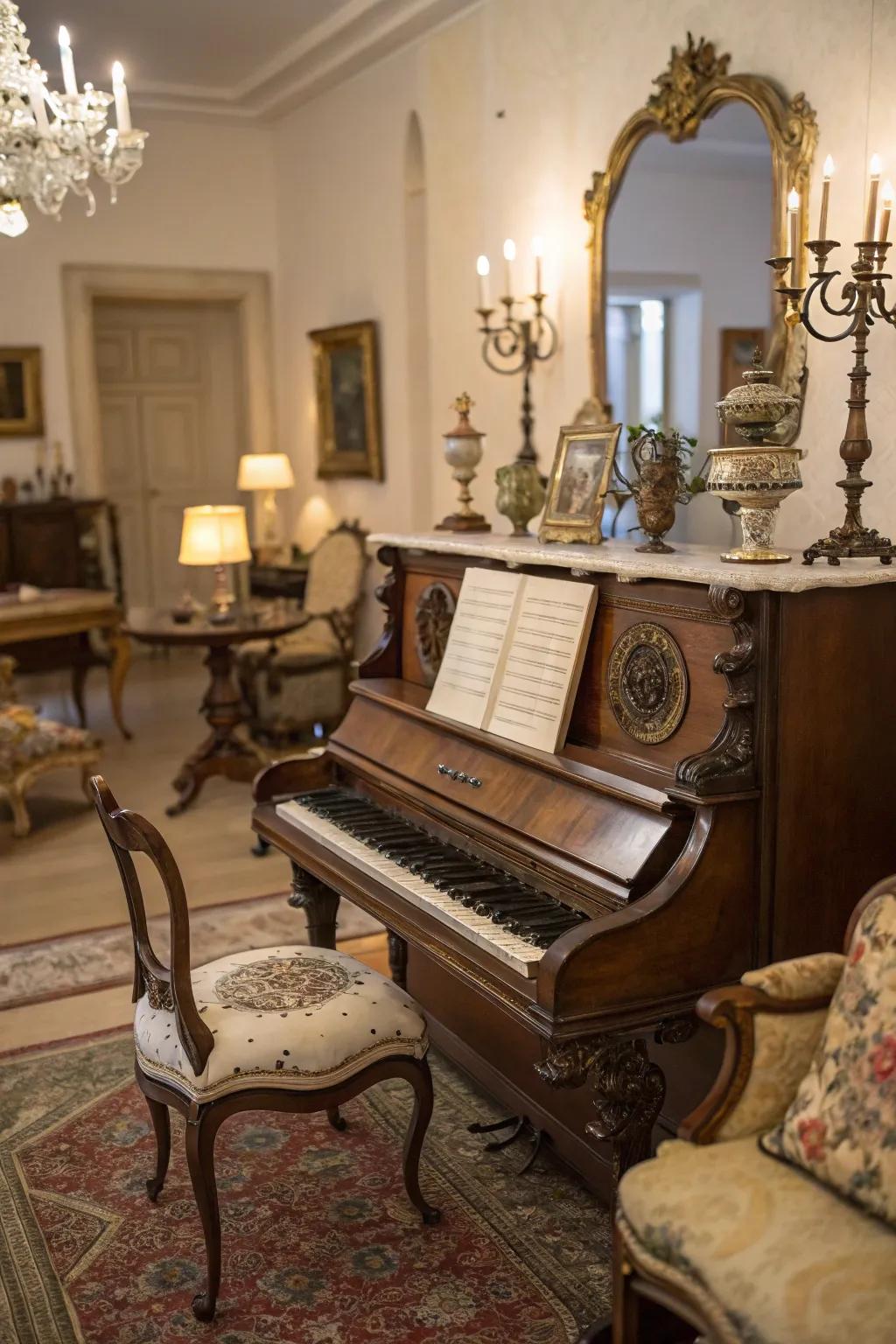 A musical emphasis adds sophistication and joy.