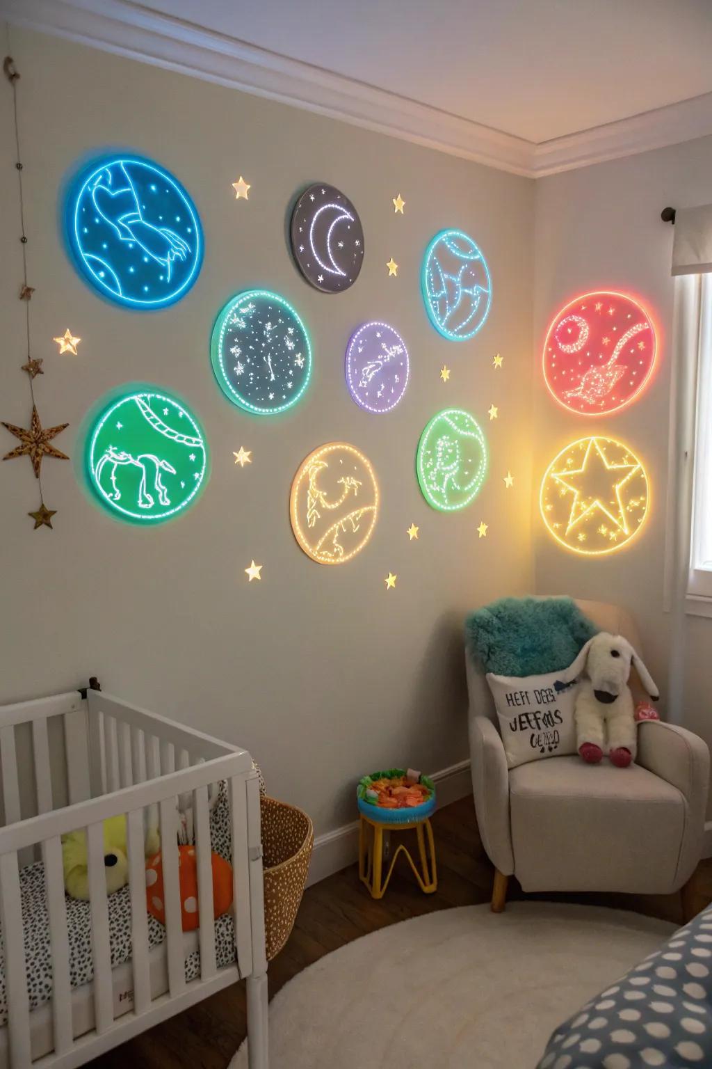 Zodiac-themed art adds a mystical and captivating allure.