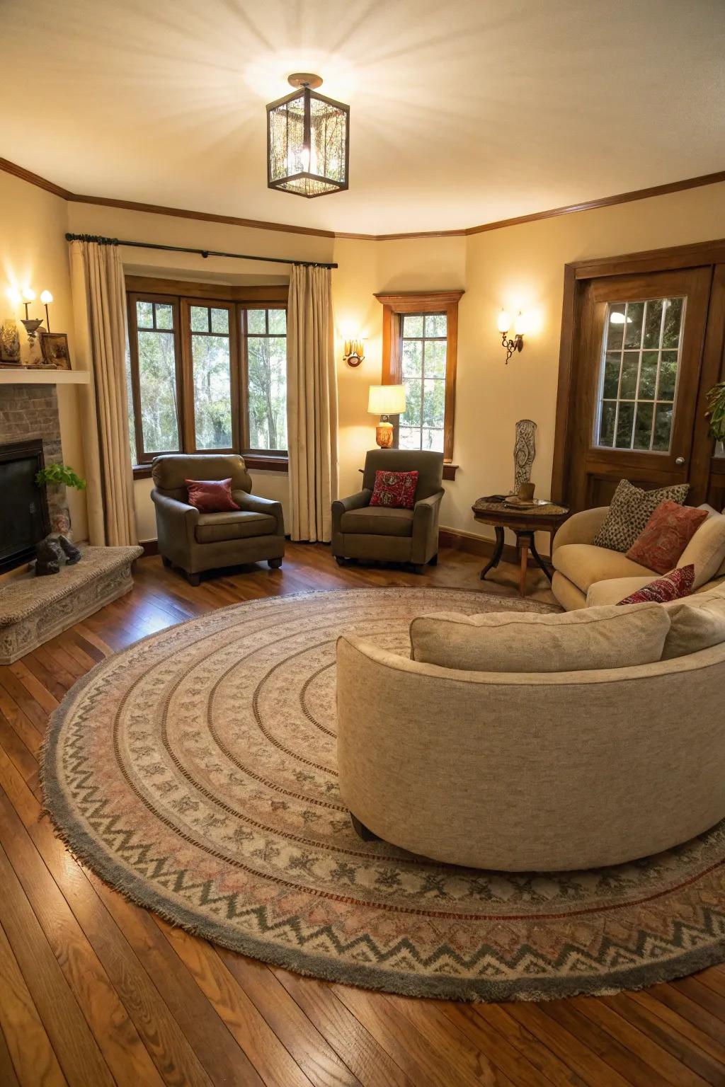 Intentional seating promotes interaction and comfort.
