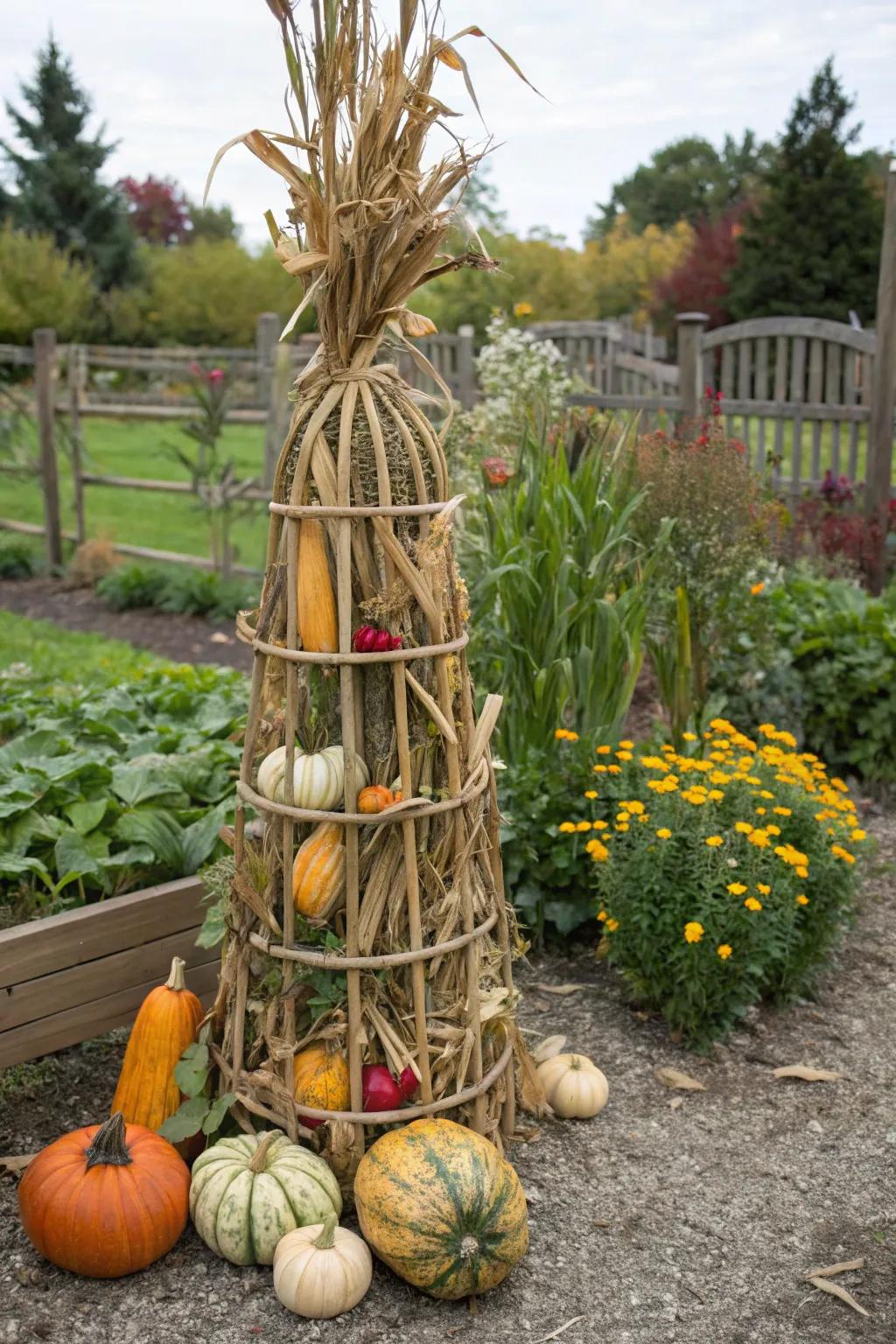 Celebrate the harvest epoch through this abundance-inspired decoration.