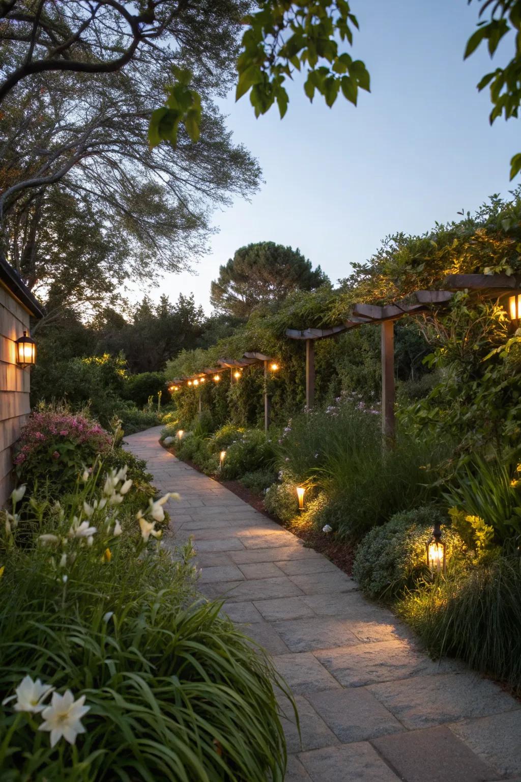 With concealed lights, achieve understated elegance.