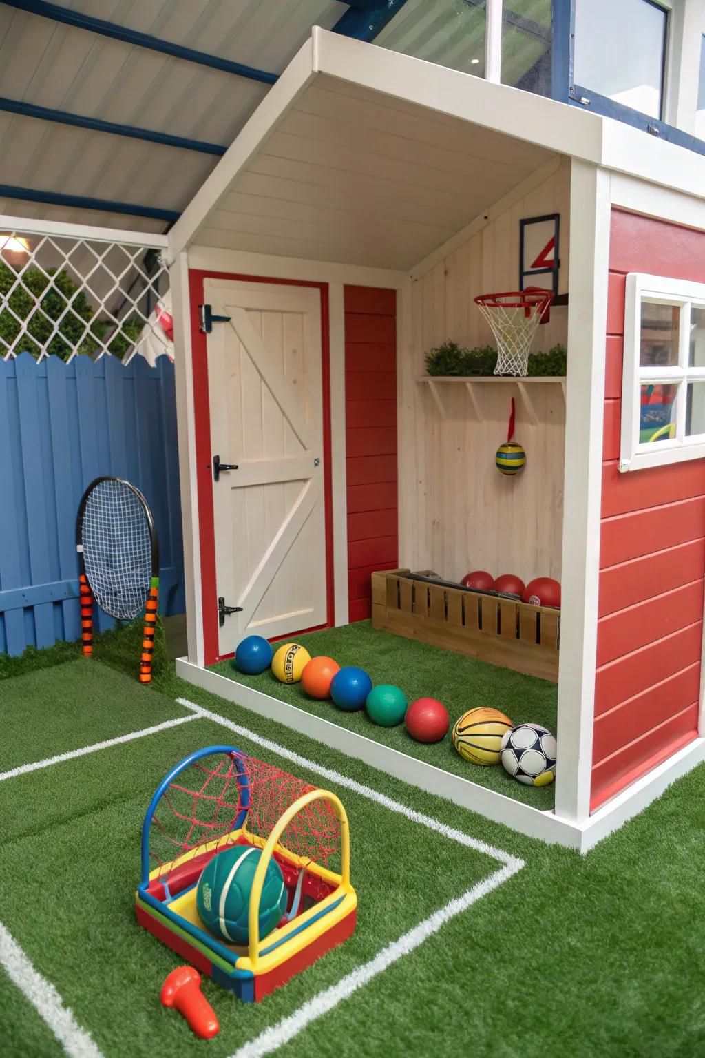 Astro turf: Transforming playhouses into arenas of athletic imagination.