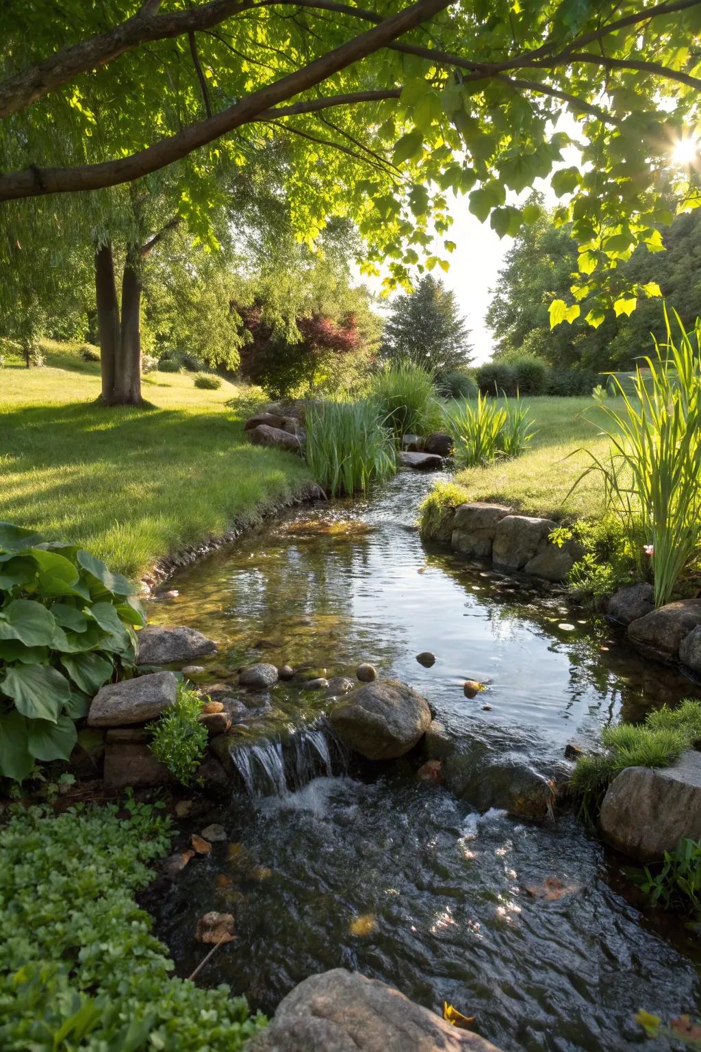 A concealed genesis appends an element of enigma to your pond stream.