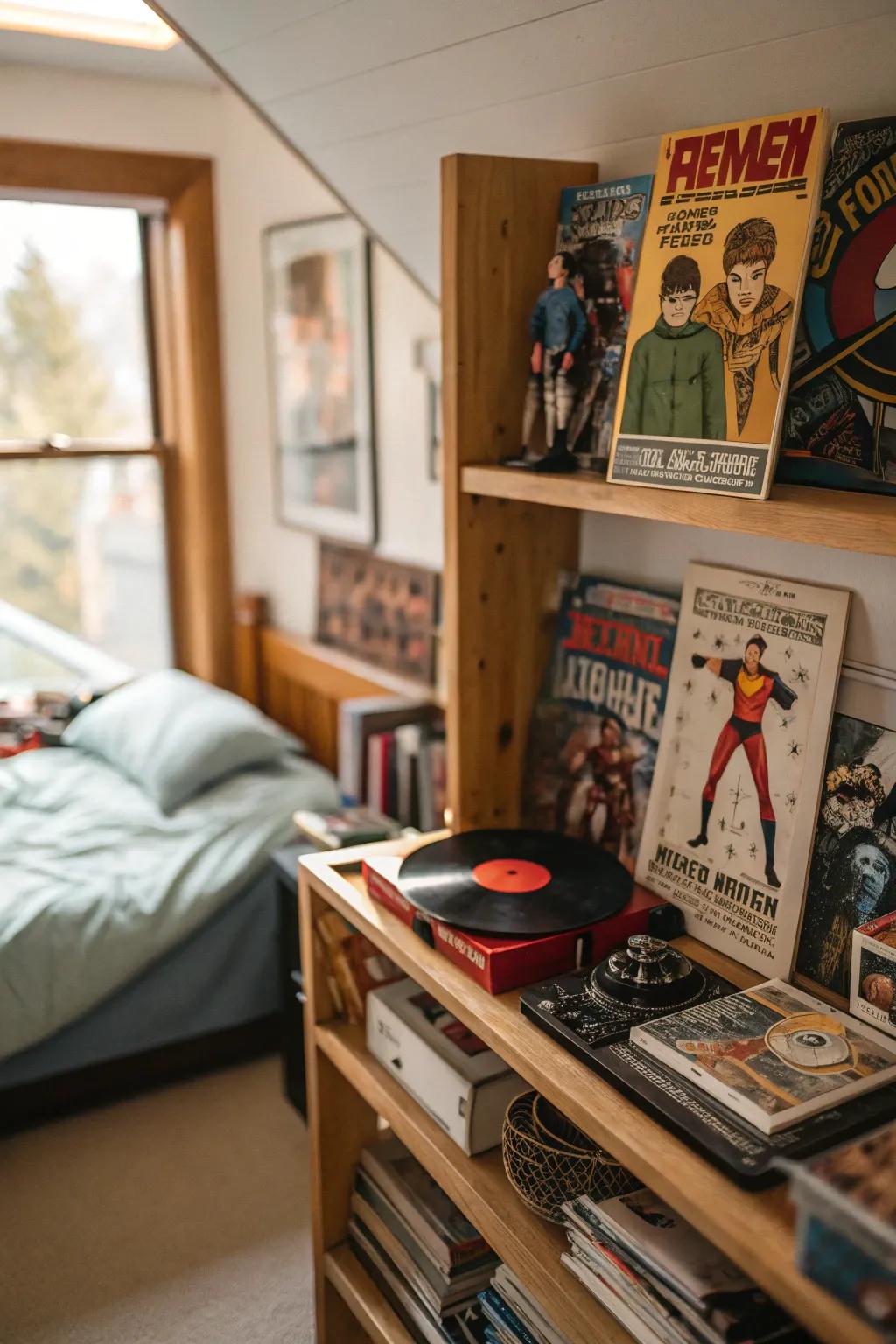 Vintage memorabilia tell a nostalgic story.