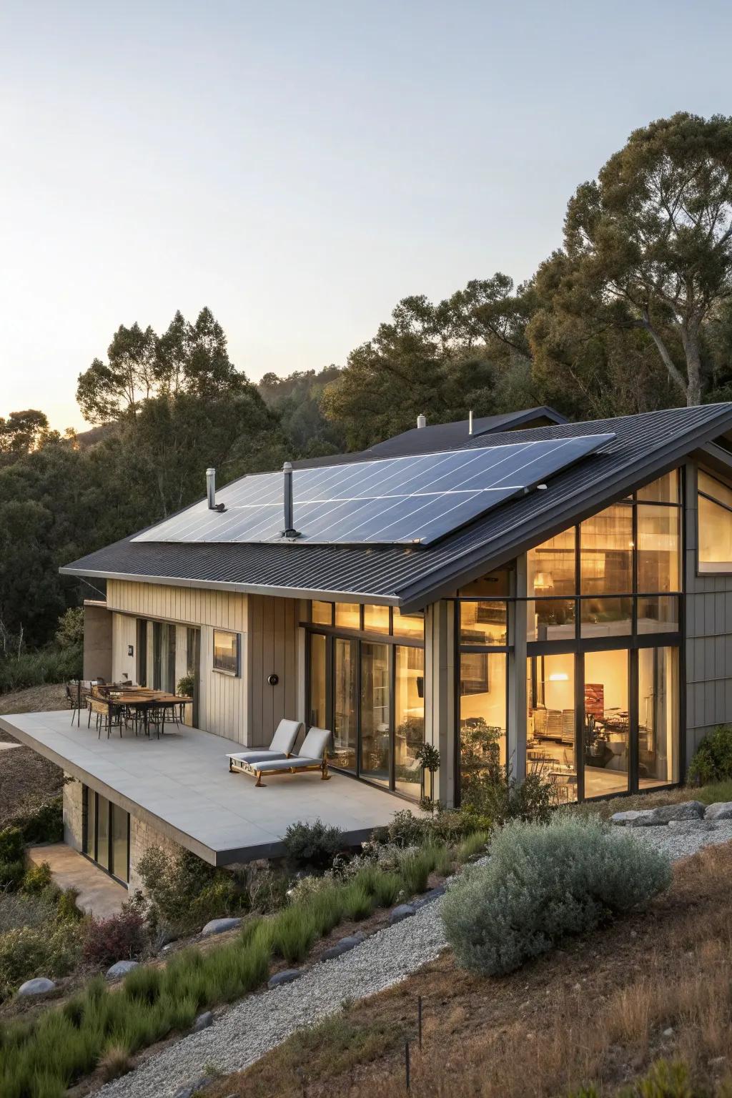 A home that&rsquo;s living green and looking good doing it.