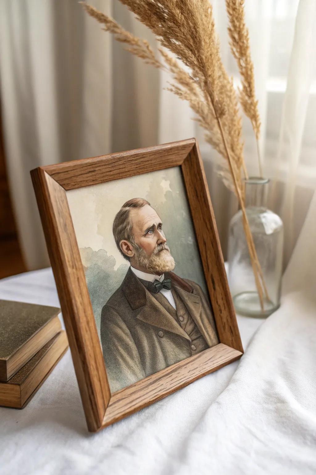 Welcome nostalgia by integrating an attractive timeless portrayal designed for reversed glass.