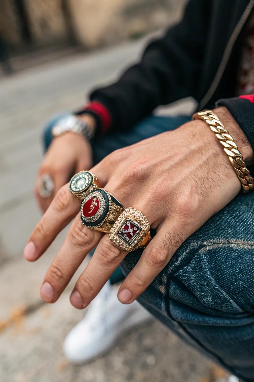 Cohesive Ring Combination