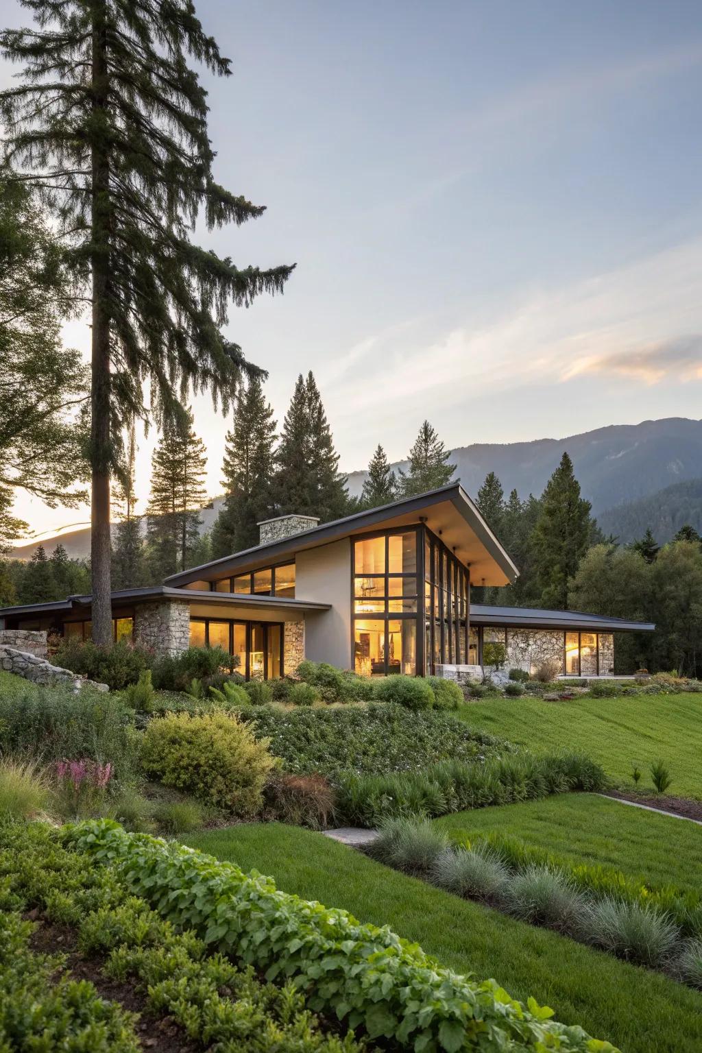 Offset roofs deliver unmatched personality and modern beauty.