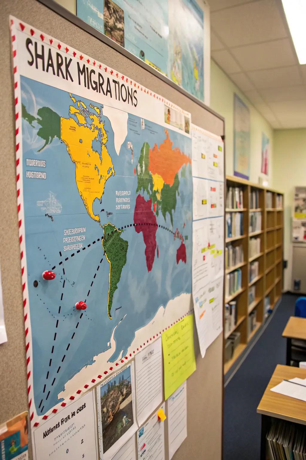 Observe the epic journeys of sharks across the world.