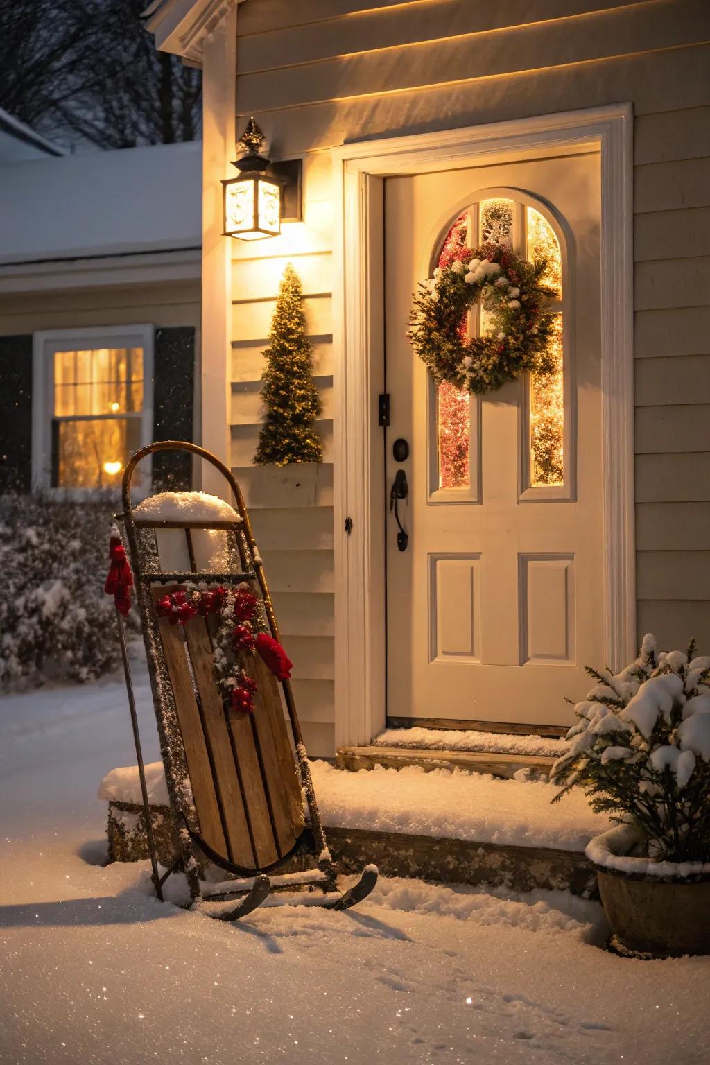 A vintage runner stirs up memories of snowy adventures.